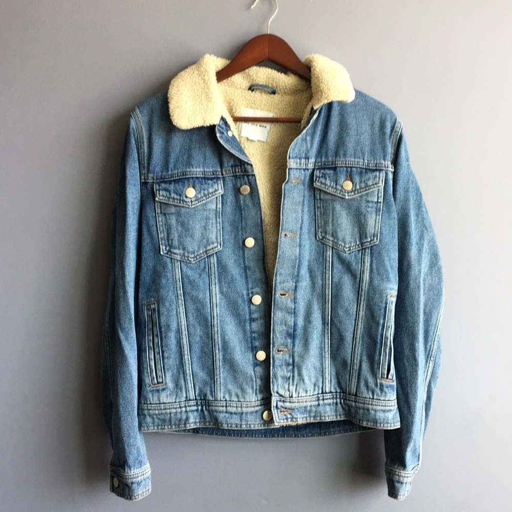 The Idle Man Jean Sherpa jacket